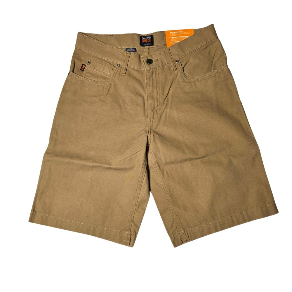 Timberland PRO Son-of-a-Short Canvas Work Shorts 11" Men's 30 Dark Wheat Tan NWT